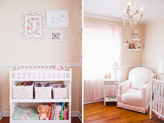 Fotos de habitaciones de bebes Decoracion de dormitorios para bebe niña