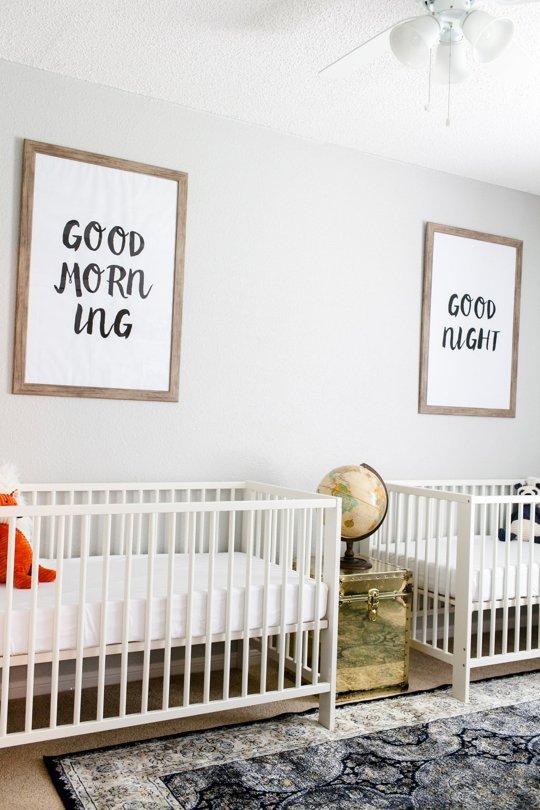 Habitaciones bebes gemelos