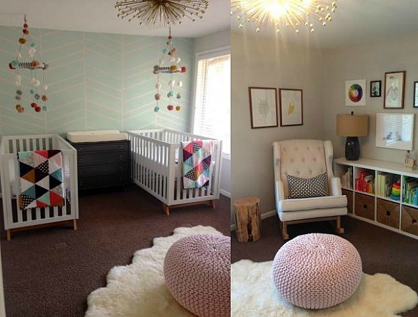 Habitaciones bebes gemelos