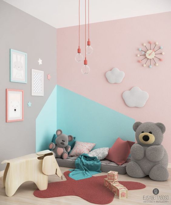 Ideas paredes habitaciones bebes