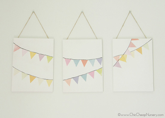 Ideas DIY cuadros infantiles