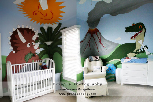 Decoración bebés Dinosaurios