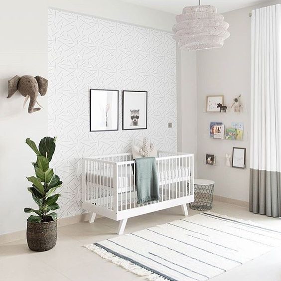 Habitaciones blancas para bebés