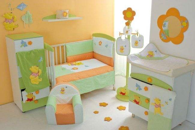 Colores para bebés que combinan con naranja