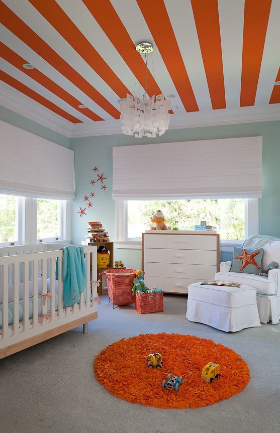 Colores para bebés que combinan con naranja