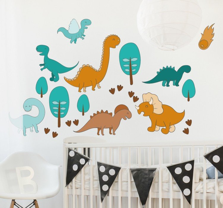 Consejos para una decoración bebés Dinosaurios